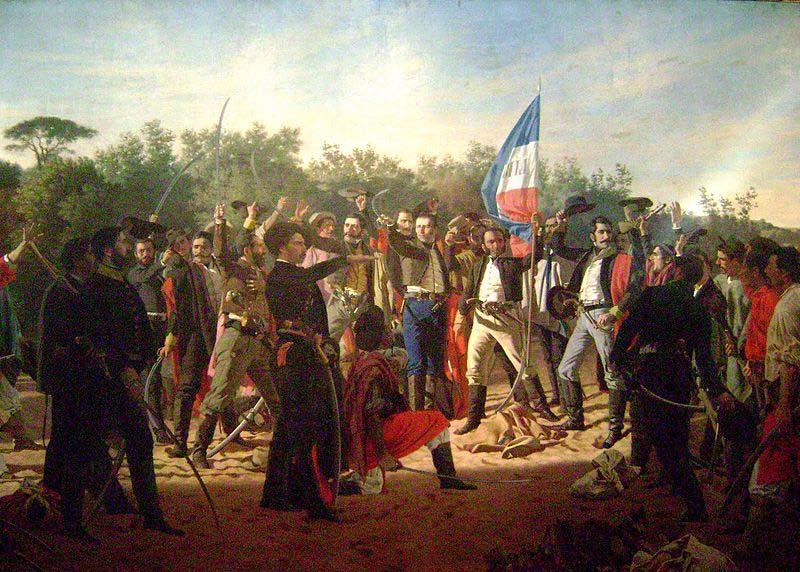 Juan Manuel Blanes Juramento de los Treinta y Tres Orientales oil painting image